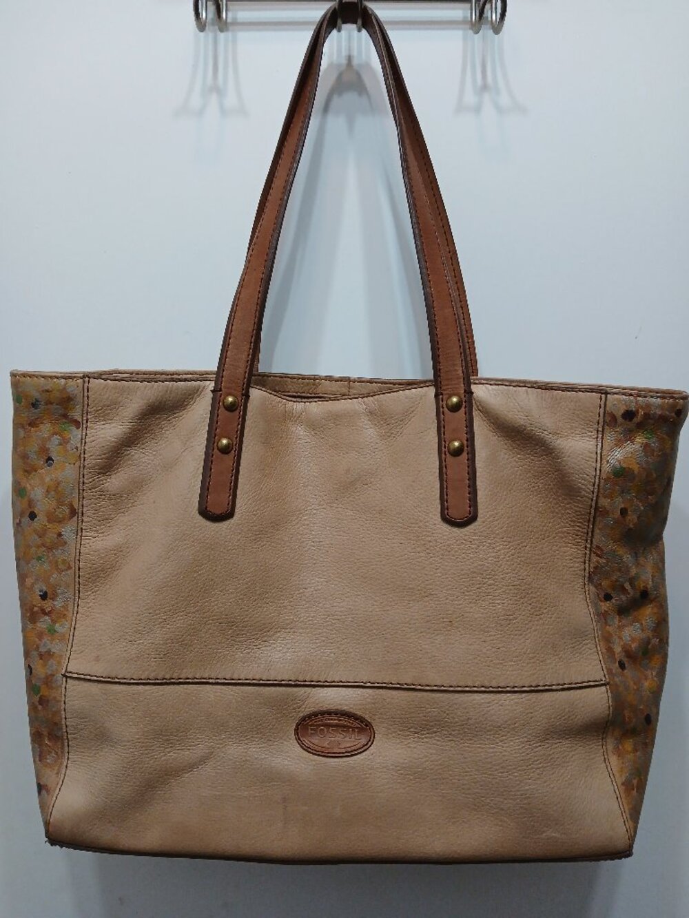 Fossil Leather Tote🤎